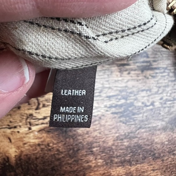 Frye Melissa Brown Leather Crossbody Zip Bag Shoulder READ - Picture 11 of 12